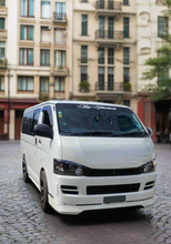 TOYOTA HIACE JDM Black Projector Headlights  with Halo Rings 2004 - 2010