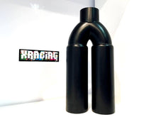 Black Edition Drift / Vip / Boso Tail Pipes 3" Inlet With 2 X 3.5" Outlets