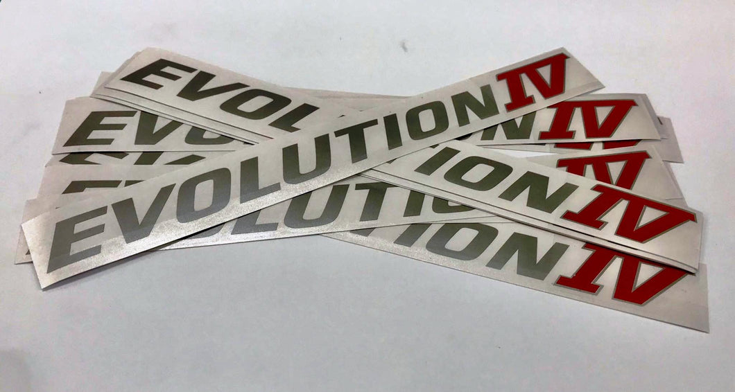 Evolution 4 (IV) 5 (V) or 6 (VI) Side Door Decals CN9A *Limited Stock*
