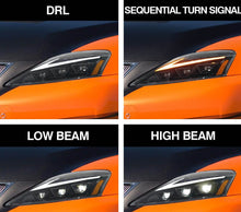 LEXUS IS250 IS350 ISF V2 LED DRL SEQUENTIAL SIGNAL LED HEADLIGHTS FOR 2005 -2012