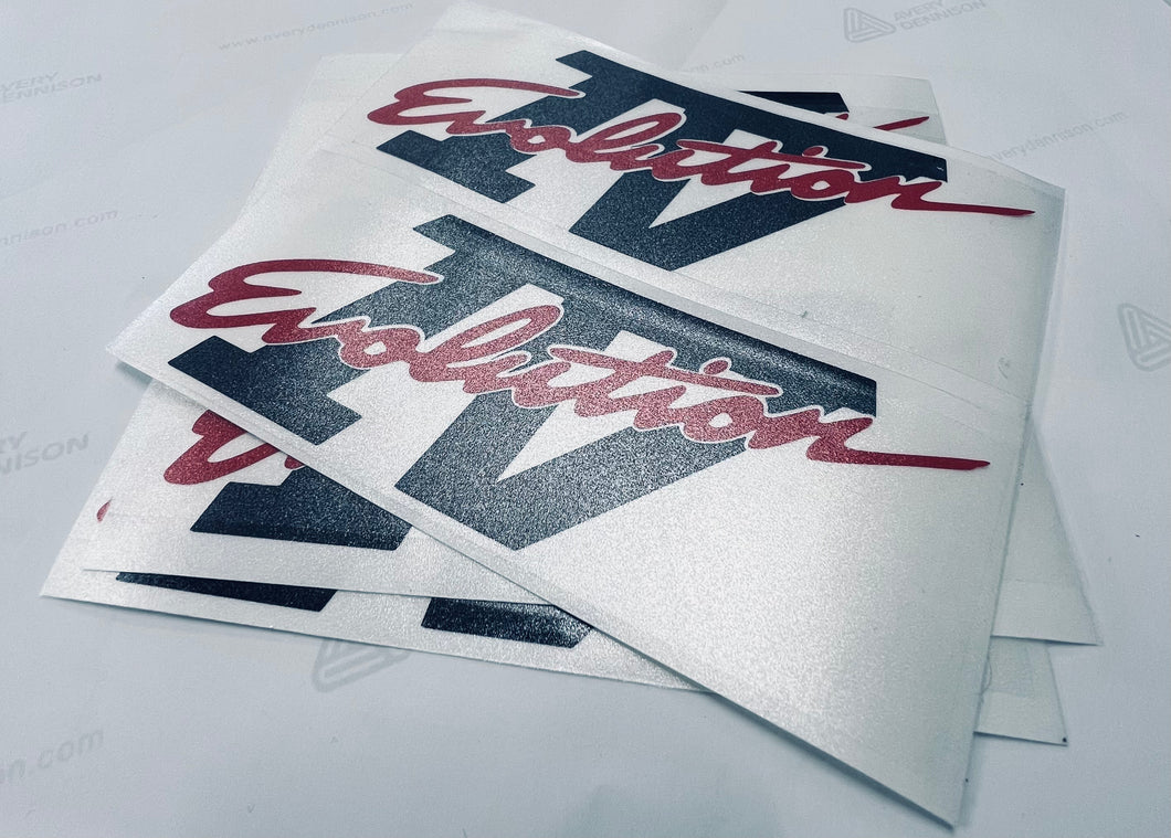 GSR Evolution IV (4) Fog Light Stickers / Decals