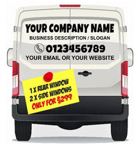 Vehicle Window Signage  $299