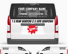 Vehicle Window Signage  $299