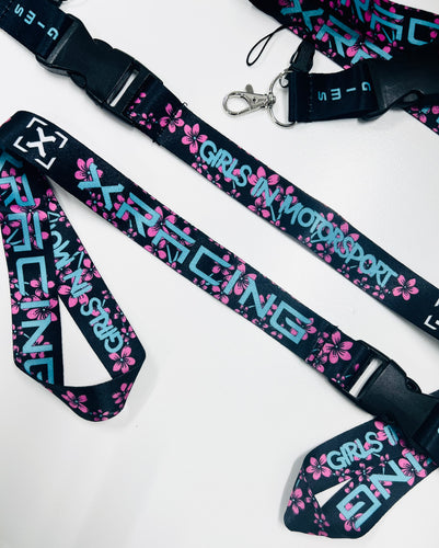 GIMS x XRacing Lanyards - Girls In Motorsports x XRacing