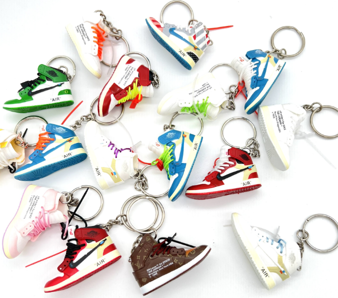 Mini Sneaker 3D Keyring *Many Styles*