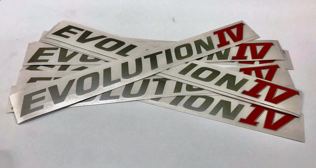 Evolution 4 (IV) 5 (V) or 6 (VI) Side Door Stickers / Decals CN9A ...