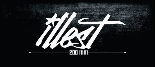 JDM STICKER ILLEST GRAFFITI DRIFT CAR STICKER DECAL [ XRACING ] #132