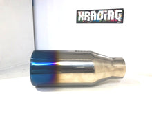 Titanium Style Blue Tip 2.5" inlet &  4" Outlet *XRACING*
