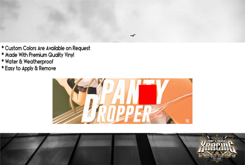 JDM SLAP PANTY DROPPER JDM STICKER FUNNY CAR STICKER DECAL [XRACING] #339