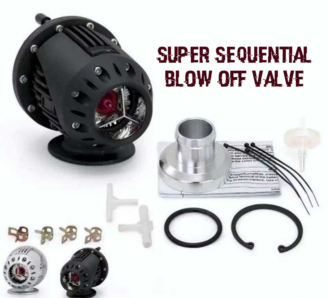 Super Sequential Blow-off Valve - Silver or Black