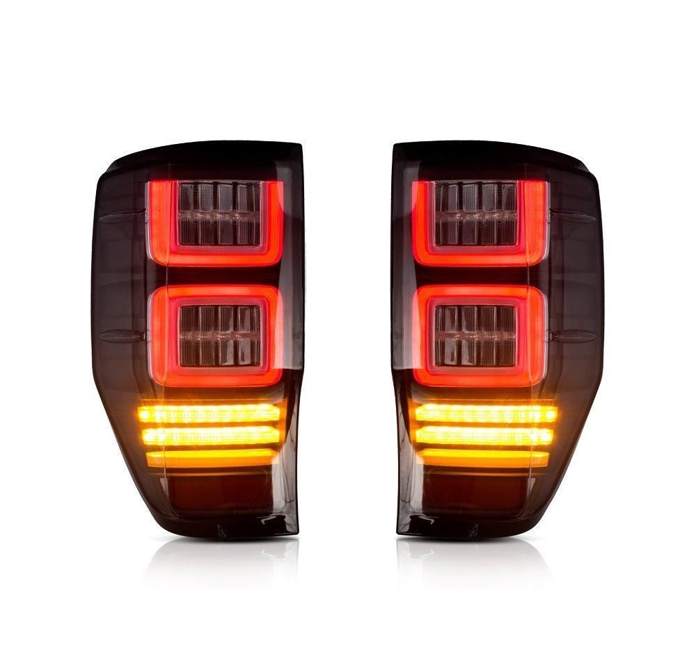 Ford Ranger Smoked Lens LED Tail lights  2012 - 2017  (PX2,PX3 )