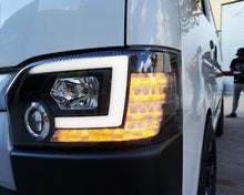 Toyota Hiace DRL Coplus Style Black Head Lights  2014 - Current