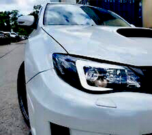 Subaru WRX Impreza GD “C” Bar Black Headlights 2005 - 2007