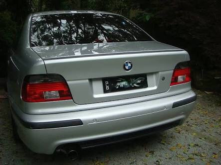 BMW E39 5-Series Smoke/Red Euro Style Tail Lights