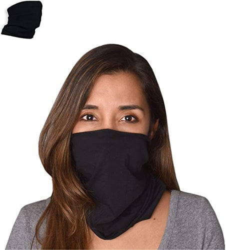 Scarf Face Mask / Neck Gaiter  *Black*